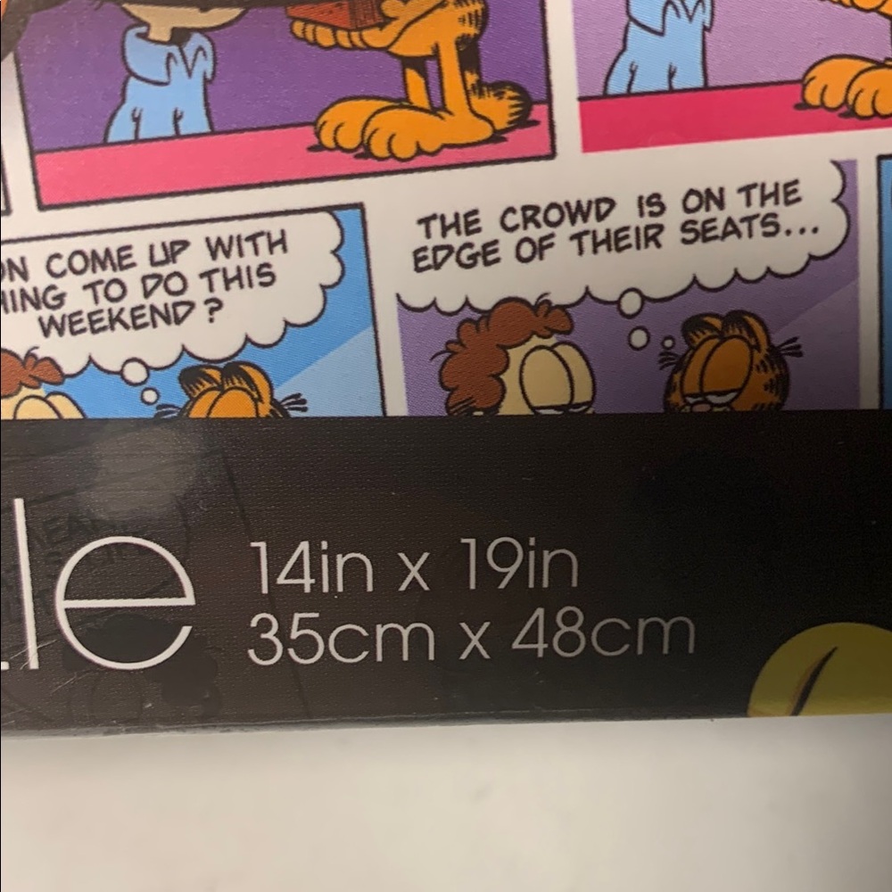 Garfield The Cat Comics 500 Piece Puzzle nickelodeon Aquarius 20" x 28" NEW - Picture 4 of 5
